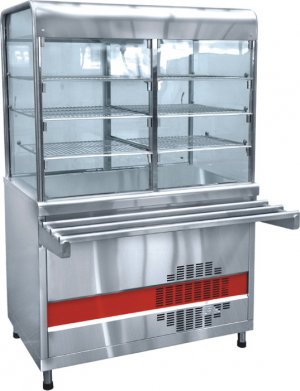 Прилавок-витрина холодильный ABAT Аста ПВВ-70КМ-С-01-НШ