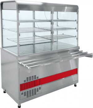 Прилавок-витрина холодильный ABAT Аста ПВВ-70КМ-С-01-ОК