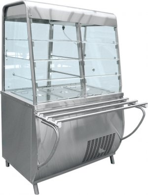 Прилавок-витрина холодильный ABAT Премьер ПВВ-70Т-С