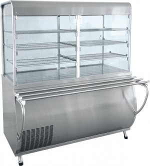 Прилавок-витрина холодильный ABAT Патша ПВВ-70М-С-ОК