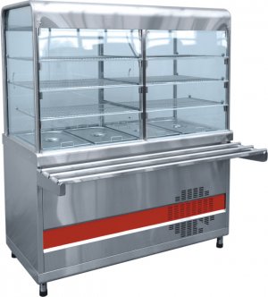 Прилавок-витрина холодильный ABAT Аста ПВВ-70КМ-С-03-НШ