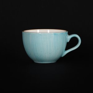 Чашка чайная 250 мл голубая Corone Natura