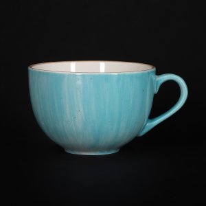 Чашка чайная 320 мл голубая Corone Natura