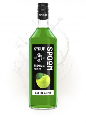 Сироп (Люкс) Яблоко зеленое, 1 бутылка- 1 литр